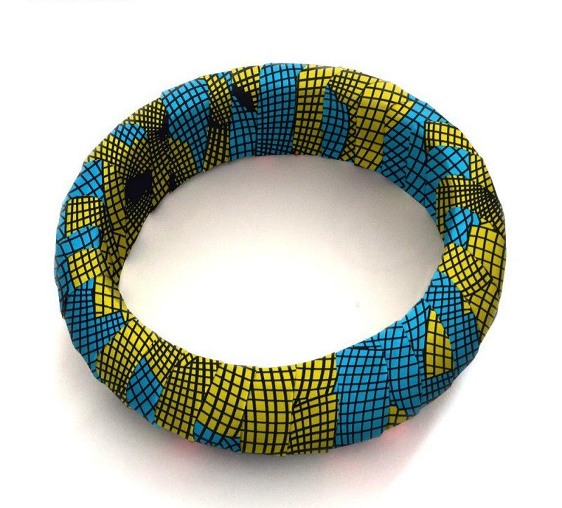 African Ethnic Print Retro Exaggerated Bracelet