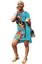 Load image into Gallery viewer, African Print Casual Dress