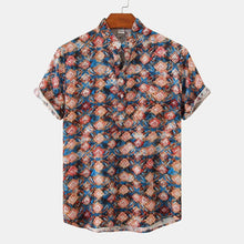 Load image into Gallery viewer, Floral Beach Short Sleeved Shirt