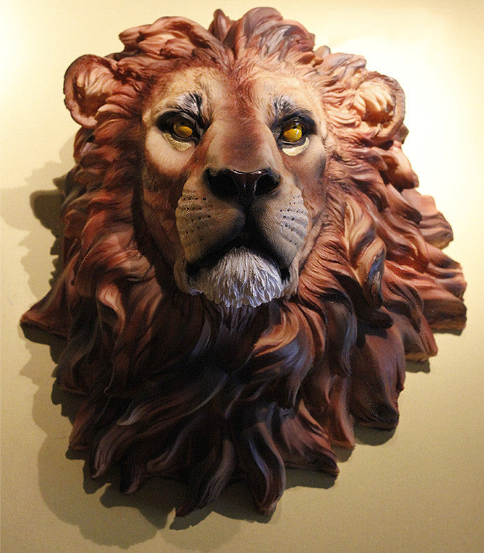 Resin African Lion Household Decoration