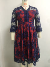 Load image into Gallery viewer, Interlock  African Print Dress