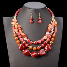 Load image into Gallery viewer, African Beads Jewelry Set