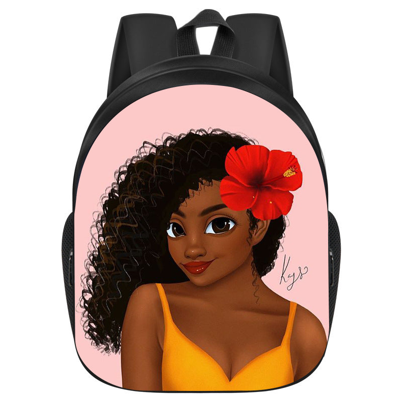 African Girl Backpack