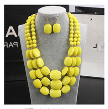 Load image into Gallery viewer, African Bib Beads Jewelry Set
