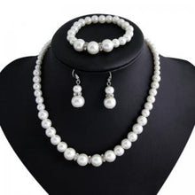 Load image into Gallery viewer, Imitation pearl Jewelry Set