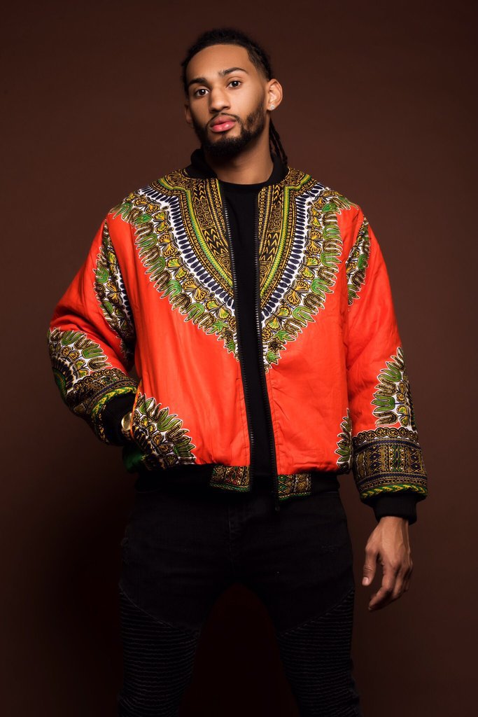 Retro ethnic men's jacket