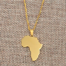 Load image into Gallery viewer, Africa map necklace