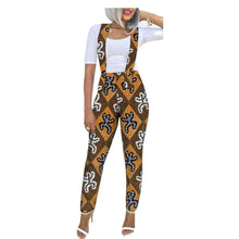 Load image into Gallery viewer, Batik printed cotton overalls