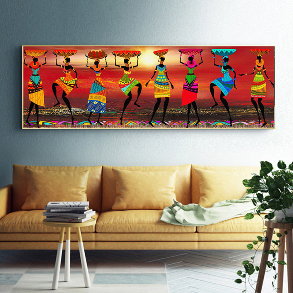 African women dancing oil painting