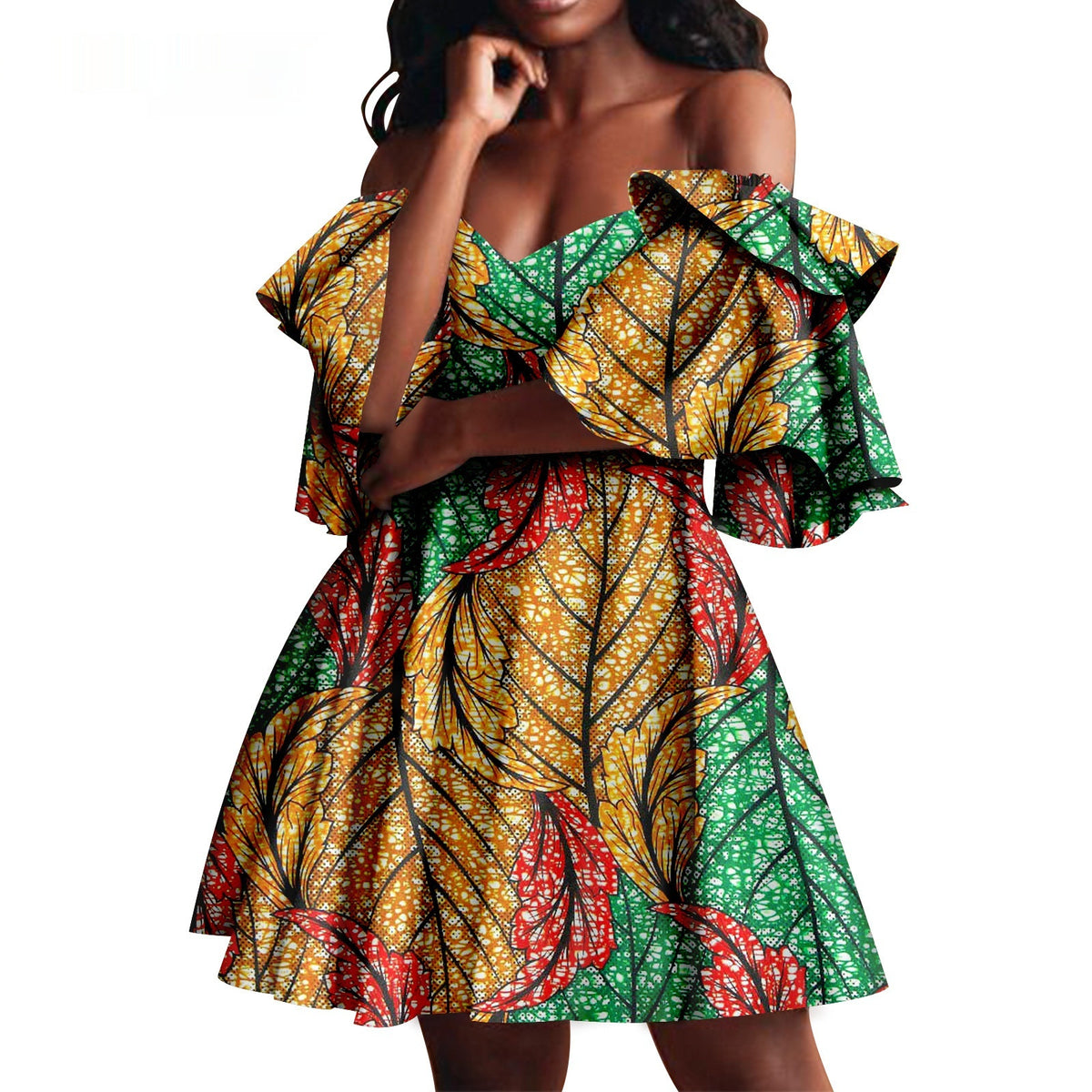 African Women's Party Dress