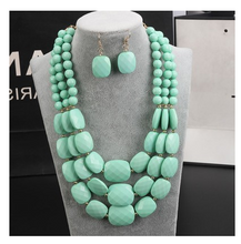 Load image into Gallery viewer, African Bib Beads Jewelry Set