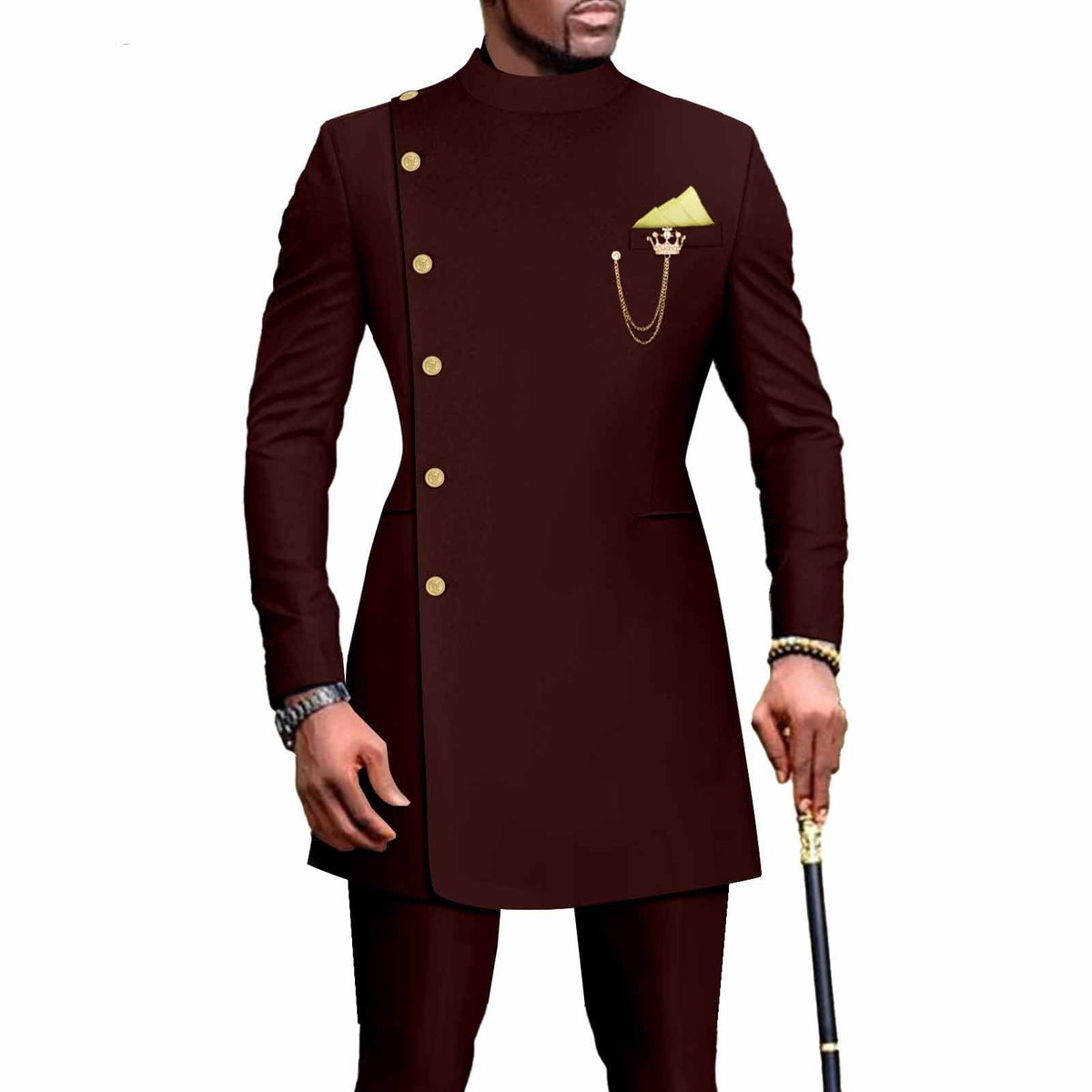 African Men's Two-piece Set