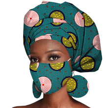Load image into Gallery viewer, African Print Batik Cotton Turban