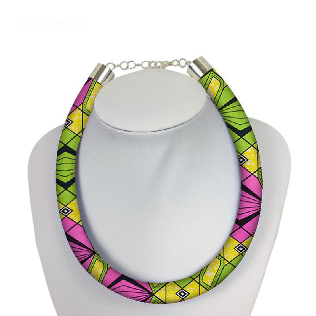 Geometric African Ethnic Necklace