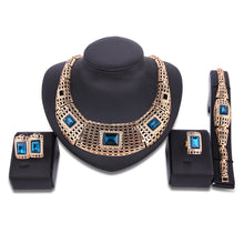 Load image into Gallery viewer, Electroplating Gemstone Jewelry set