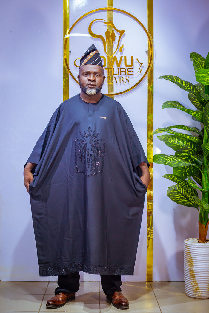 Luxury Men’s Kaftan with Fila Cap
