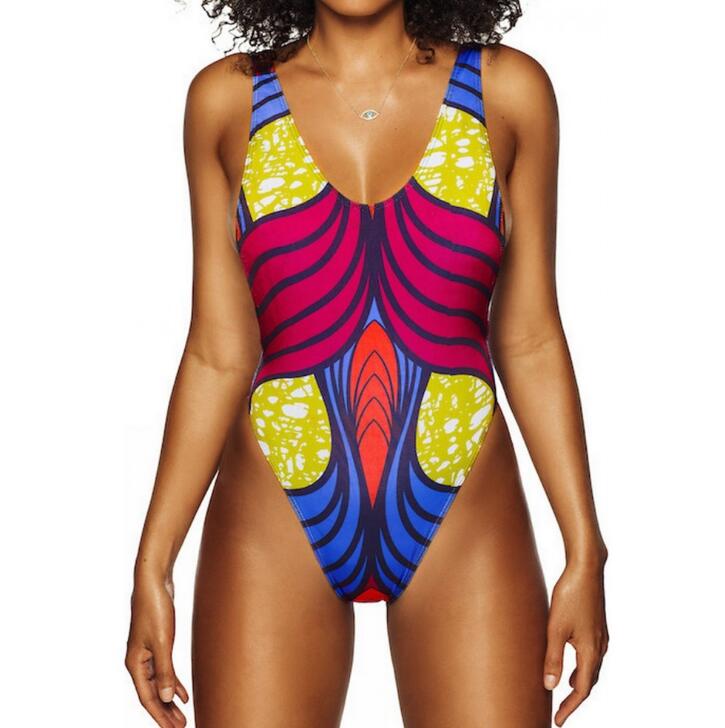 Kadesha Women's One-Piece Swimsuit/ African Print Bathing suit