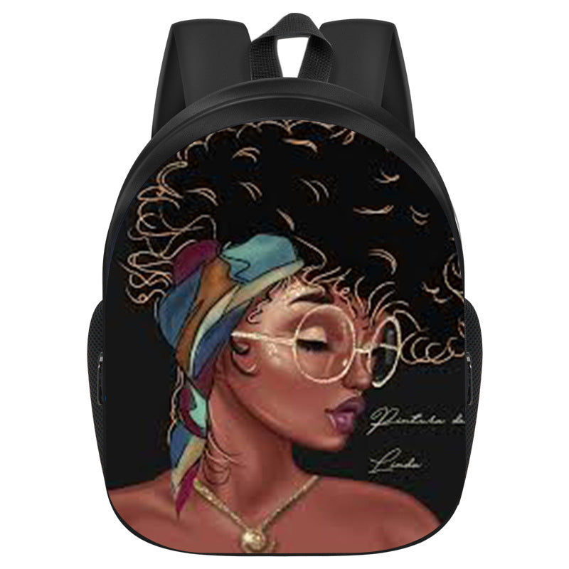 African Girl Backpack