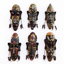 Load image into Gallery viewer, Kenya Hand Painting Mask Pendant