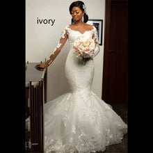 Load image into Gallery viewer, Fashion African Mermaid Wedding Dress