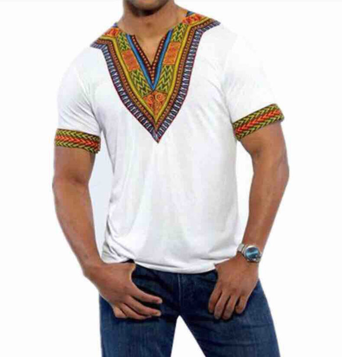 V-neck short sleeve