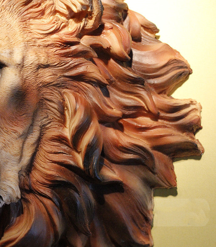 Resin African Lion Household Decoration