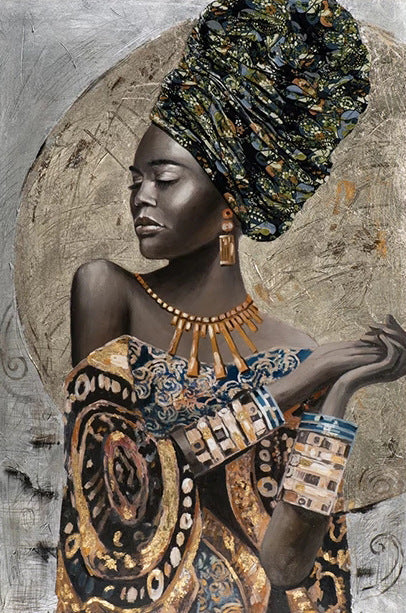African Canvas Painting