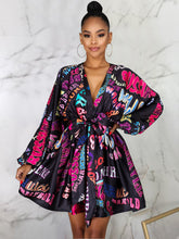 Load image into Gallery viewer, Women print dress