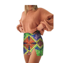 Load image into Gallery viewer, African Printed Cotton Skirt