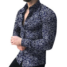 Load image into Gallery viewer, Floral Male Casual Shirts