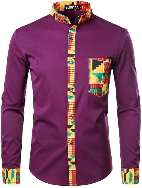 Men's Hipster African Dashiki Shirt