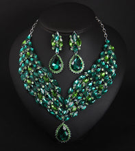 Load image into Gallery viewer, Crystal African Necklace And Earring