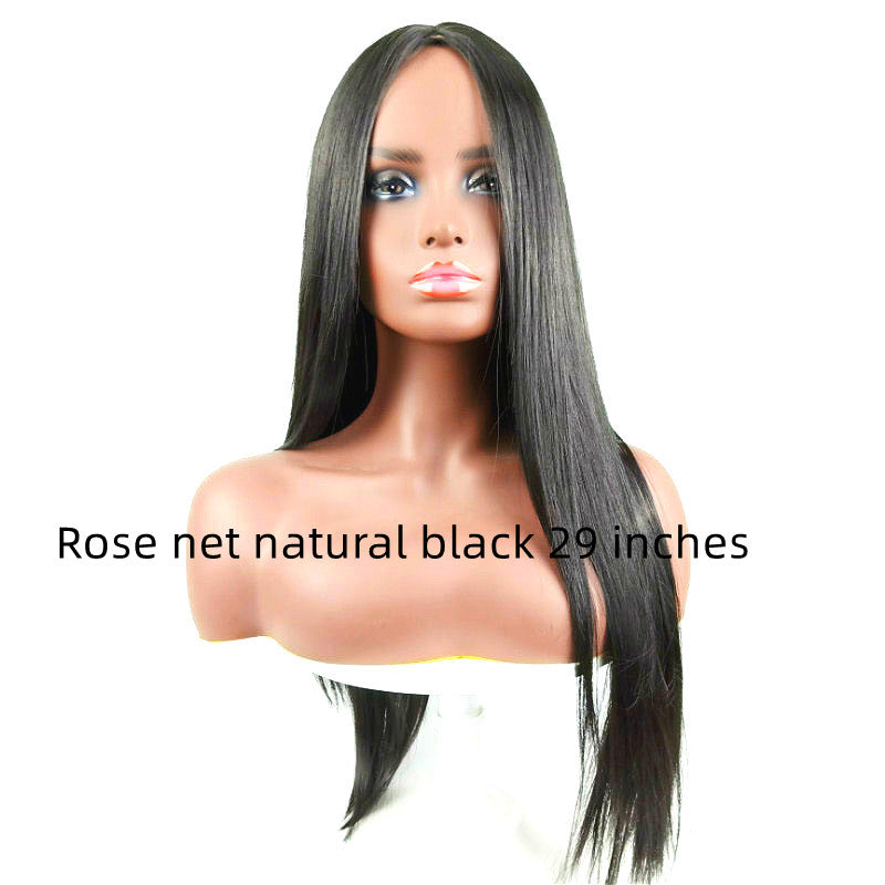 African Natural Black Wig