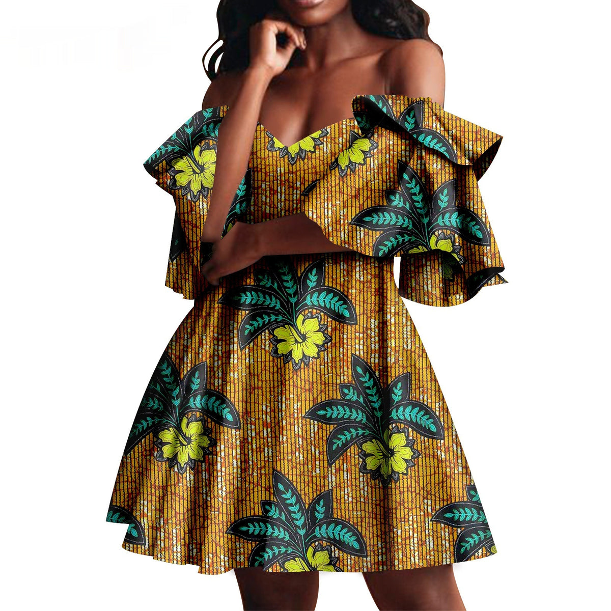 African Women's Party Dress