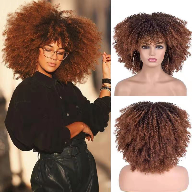 r Afro Wig Headgear