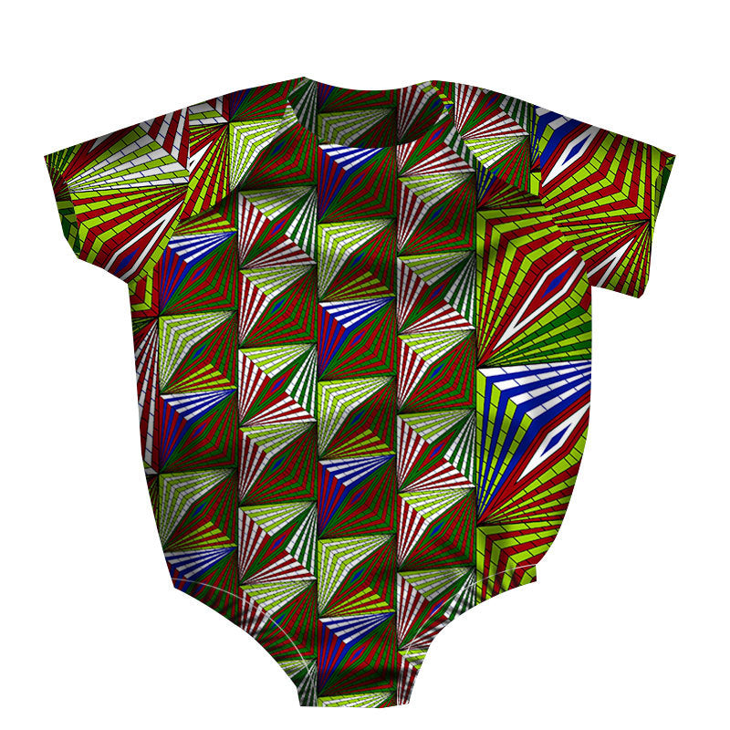 African printed children's jumpsuit
