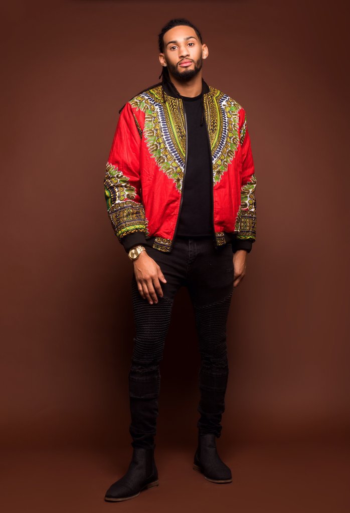 Retro ethnic men's jacket