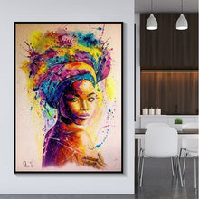Load image into Gallery viewer, Minimalist African Woman Poster
