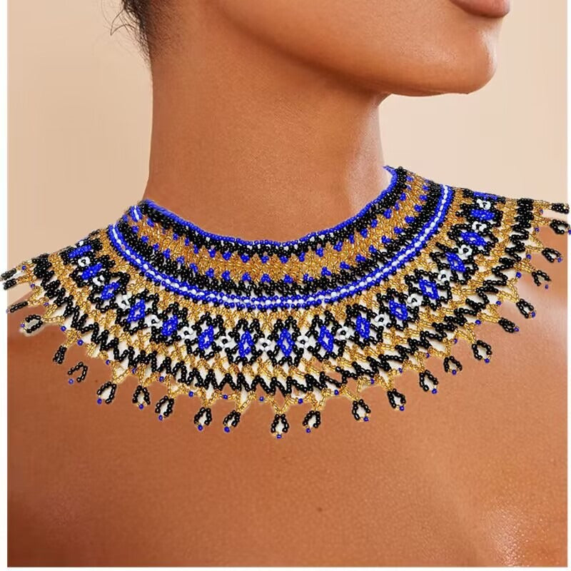 Beaded Clothing Necklace