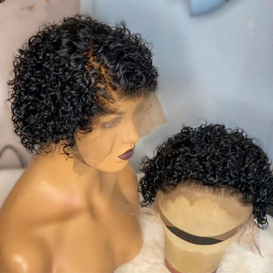 African Curly Short Curly Hair