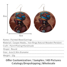 Load image into Gallery viewer, African Women Earring