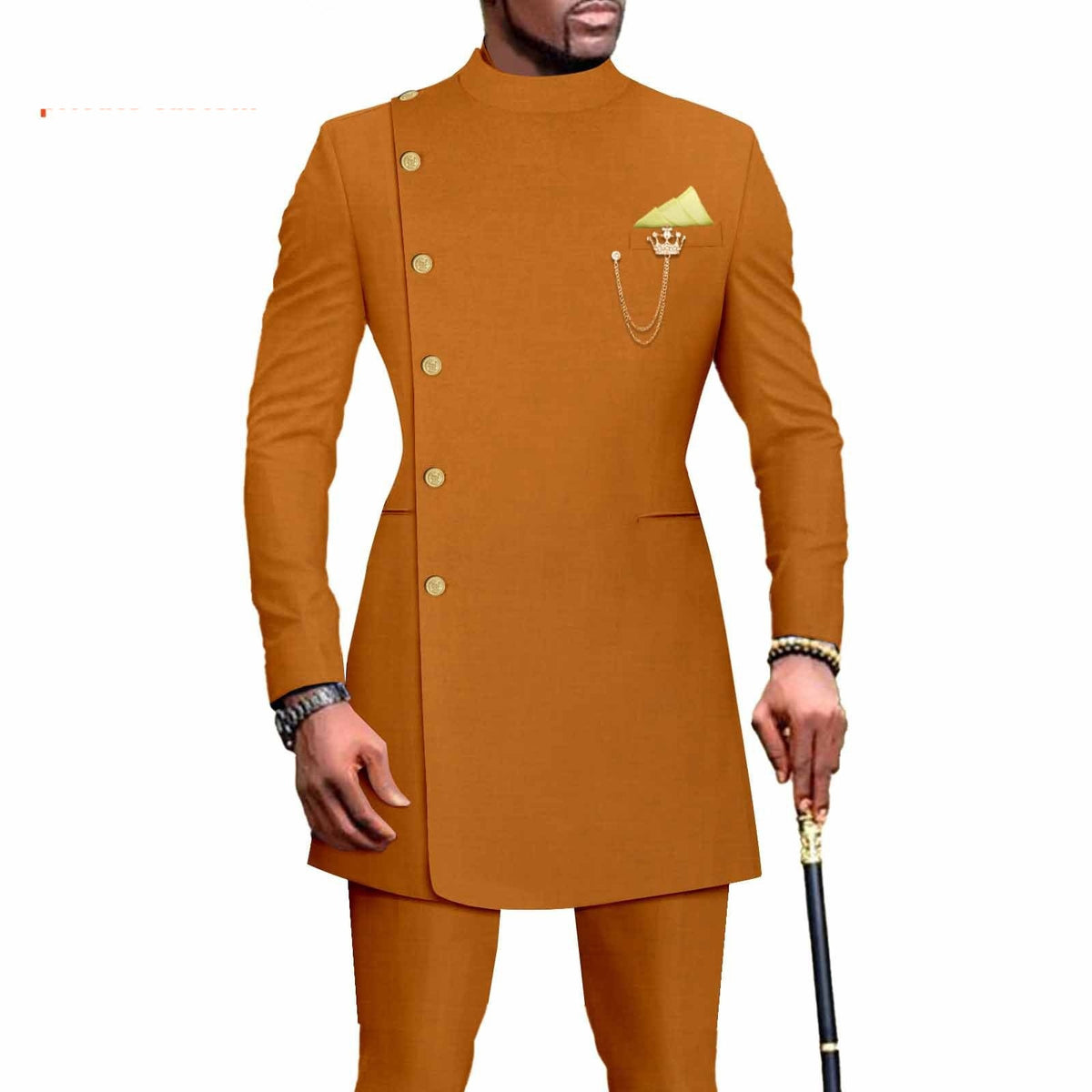 African Men's Two-piece Set