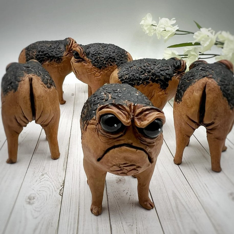 African Rain Frog Toad Statue Ornaments