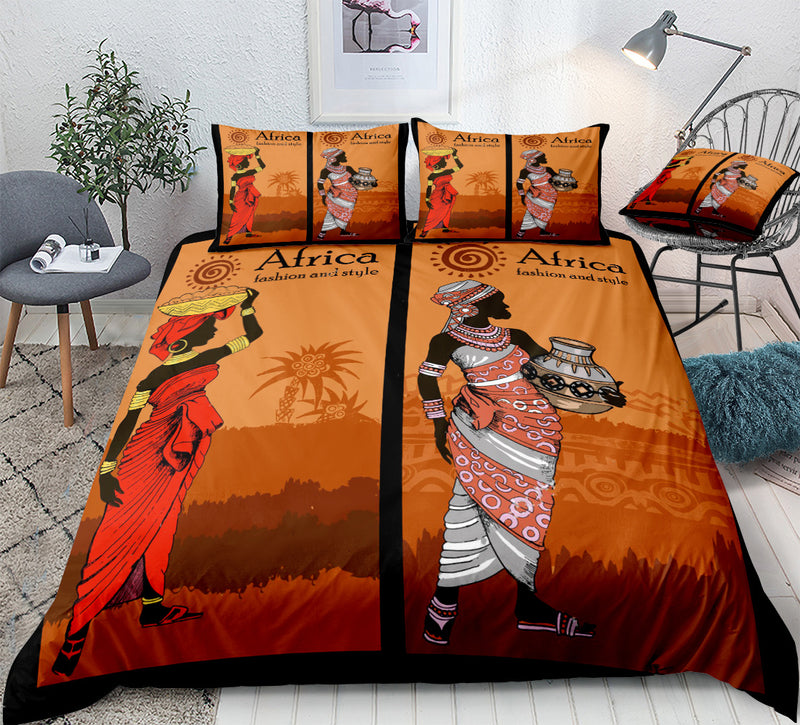 African home textile bed sheet