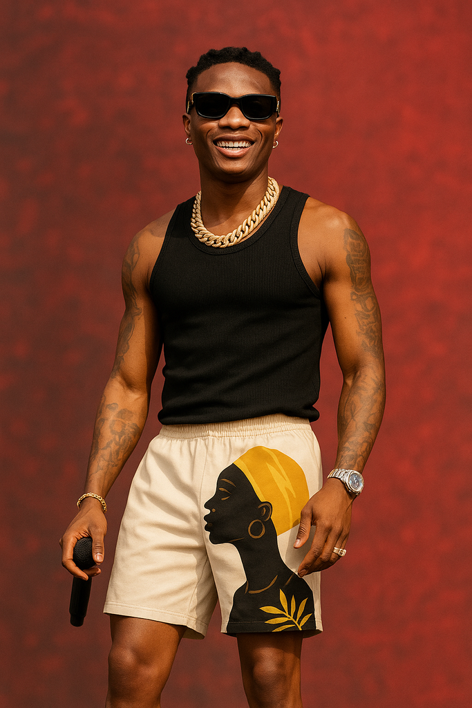 SHOP AFRICA AFROBEATS SHORTS