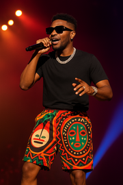 SHOP AFRICA Afrobeats Swim Trunks