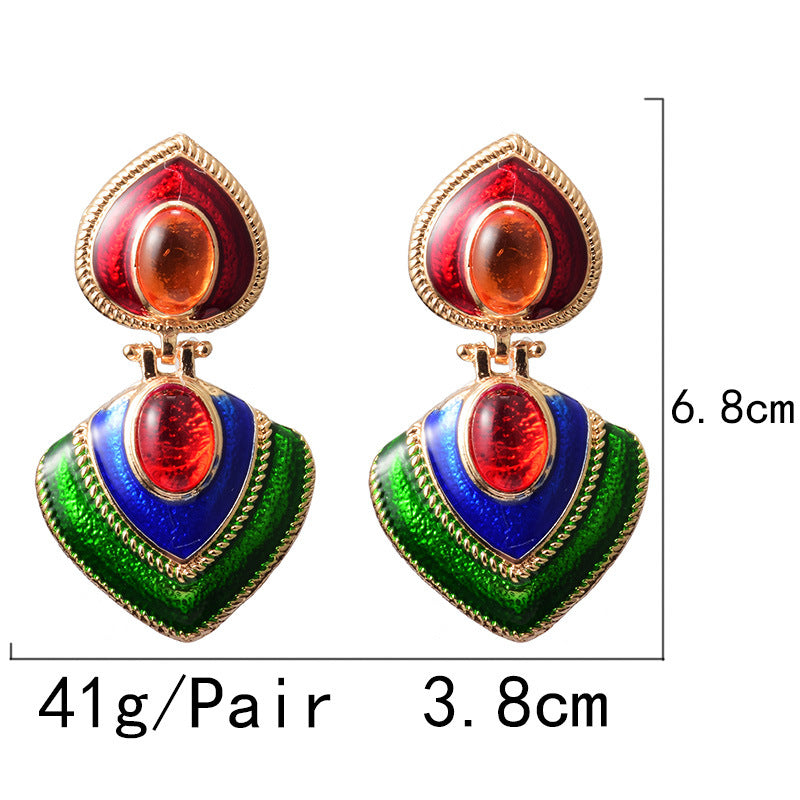 Fashion Oiled Earrings