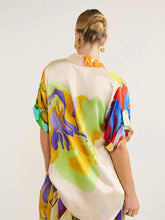 Load image into Gallery viewer, African Printed Satin Casual Set