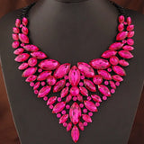African Beads Statement Necklace