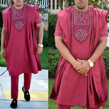 Load image into Gallery viewer, 3 Pieces Men&#39;s Agbada